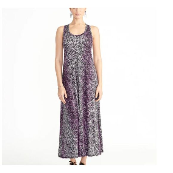 NEW Rachel Roy Samantha Dress 0X Bright Hyacinth Purple Cheetah Print NWT - Picture 1 of 8